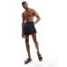 Pull&Bear textured swimshort with pocket in navy Синий, M
