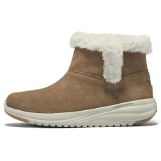 Skechers ON THE GO STELLAR Abrasion Resistant Slip Resistant Short Mid Calf Snow Boots Women's Chestnut Коричневый, 35.5