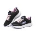 Skechers GIRLS Cushioning, Wear Resistant Low Top Kids' Running Shoes Black Purple Teenagers Черный, 31