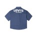 Levis Grade School Shirts Riverbed Blue, M