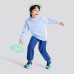 Skechers Grade School Sweatshirts Moon White Blue, 160