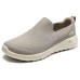 Skechers Cushioning Wear-Resistant Breathable Lightweight Rebound Low-Top Casual Shoes Men's Taupe Серо-коричневый, 43