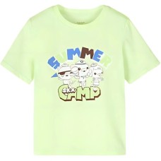 Skechers T-Shirt Lime Cream Green Children Aged 3-7 Years Old Lime Cream Green 014J, 120