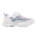 Skechers Unicorn Storm Cushioned Slip-Resistant Low-Top Kids' Running Shoes White Purple Teenagers 28.5