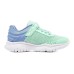 Skechers Flex Blast Anti Kick Cushioning Slip Resistant Kids Lifestyle Shoes Green Blue Teenagers 35