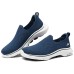 Skechers GO WALK 7 Breathable And Lightweight Low Top Casual Shoes Women's Marine Blue Marine Blue White, 38