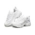 Skechers D'LITES 1.0 Cushioning Anti-Slip And Wear-Resistant Low-Top Casual Shoes Women's White 35