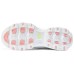 Skechers D'Lites 1.0 Casual Shoes Women's Low-Top White Gray Pink White Gray Pink, 36.5