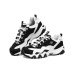Skechers D'Lites Low Dad Shoes Gs Black/White/Grey Women's 35