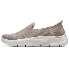 Skechers Slip Ins Slip-Ins Technology Breathable Lightweight Low-Top Casual Shoes Women's Gray White Серый Белый, 35.5