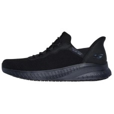 Skechers Slip Ins Anti-Slip And Wear-Resistant Lightweight Low-Top Casual Shoes Men's Black Черный, 41