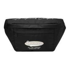 Skechers Fabric Shoulder Bag, Crossbody Bag Regular Unisex Carbon Black сажа