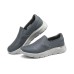 Skechers Anti-Slip Wear-Resistant Low-Top Casual Shoes Men's Gray Серый, 42.5