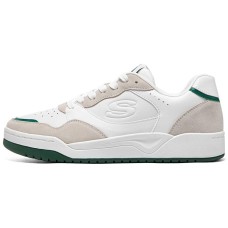 Skechers Koopa Court 'Volley Low Varsity White Green' White Gray Green, 41