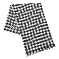 CAMEL Polyester Scarves Women's Black White