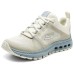 Skechers OUTDOOR Cushioning Breathable Supportive Rebound Low-Top Casual Running Shoes Women's Beige Gray Серый, 35