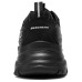 Skechers DLITES Anti-Slip Wear-Resistant Low-Top Casual Shoes Men's Black Черный, 39.5