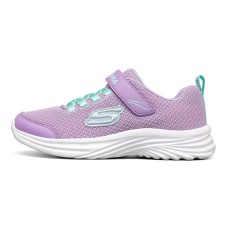 Skechers Slip-Resistant Cushioning Wear-Resistant Kids Lifestyle Shoes Purple Green Teenagers 28.5