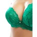 Ann Summers new sexy lace padded plunge bra in green Зеленый, US 34 B