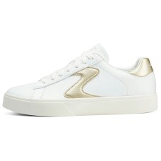 Skechers Anti Slip Wear Resistant Low Top Skateboard Shoes Women's White Gold Белый, 38.5