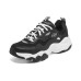 Skechers DLITES Cushioning Anti-Slip And Wear-Resistant Support Low-Top Casual Shoes Men's Black 44