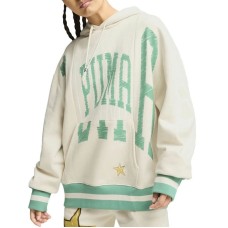 Puma Getting Crafty Pullover Hoodie Mens Off White Casual Athletic Outerwear 682 M