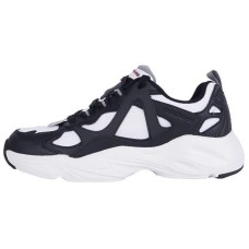 Skechers DLITES Slip Resistant Low Top Casual Shoes Men's Black White Черно-белый, 41