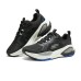 Skechers Cushioning Breathable Rebound Low-Top Casual Running Shoes Men's Black Blue Black Blue, 43