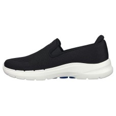 Skechers Go Walk 6 Durable Breathable Low-Top Casual Shoes Men's Black Черный, 41