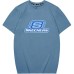 Skechers T Shirt Unisex Crown Blue Floral Crown Blue/01P1, XL