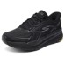 Skechers MEN'S GO Cushioned Slip-Resistant Low-Top Casual Shoes Men's Black Черный, 44.5