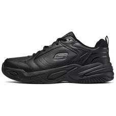 Skechers SPORT MENS Anti-Slip Wear-Resistant Low-Top Casual Shoes Men's Black Черный, 39.5