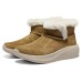 Skechers ON THE GO Warm And Wear-Resistant Ankle-Length Snow Boots Women's Yellow Желтый, 39