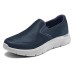 Skechers Slip-Resistant Low-Top Casual Shoes Men's Blue Gray Голубой, 43.5