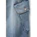 Джинсы карго с карманами ZARA Синий, 6/7 лет (года) (122 cm)
