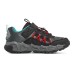 Skechers Slip Resistant Cushioning Abrasion Resistant Low Top Kids Lifestyle Shoes Black Red Teenagers 28.5