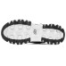 Skechers D'Lites 1.0 Chunky Sneakers Women's Low-Top Black/White/Silver 35