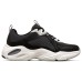 Skechers Stamina Airy Low Top Running Shoes Black/White Women's 36