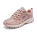 Skechers Hillcrest Anti Slip Wear Resistant Low Top Outdoor Shoes Women's Rose Red Розовый, 39
