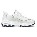 Skechers D'LITES 1.0 Slip Resistant Cushioning Low Top Chunky Sneakers Women's White Blue White blue, 36