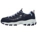 Skechers D'Lites Sparkling Rain Abrasion-Resistant Low-Top Chunky Sneakers Women's Marine Blue 36