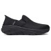 Skechers D'lux Walker Hands Free Slip-Ins Lightweight Low-Top Casual Shoes Men's All Black Черный, 40