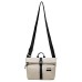 Skechers Fabric Shoulder Bag, Crossbody Bag Regular Unisex Silver Gray Silver Gray