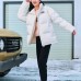 Skechers Puffer Jacket Unisex Marshmallow White Белый, M