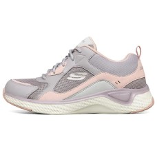 Skechers Solar Fuse Cushioning Anti-Slip Wear-Resistant Breathability Low-Top Casual Running Shoes Women's Lavender 39