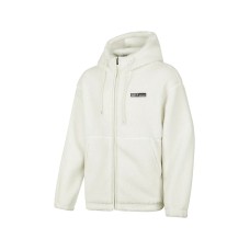 Skechers Sports Life Collection Velvet-feel Coat Unisex Jade White Jade Stone White-01NJ, 2XL
