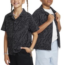 Nike Shirt Coal Black/Black Kids' Черный, L