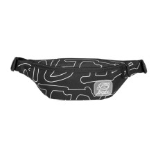 Skechers Fabric Sling Bag Crossbody Bag Fanny Pack Regular Unisex Black Black
