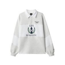 Skechers Romantic Crown Collaboration Collection GOKNIT Sweatshirt Unisex Greige грейдж, 2XL