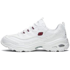 Skechers D'LITES 1.0 Cushioning Anti-Slip And Wear-Resistant Low-Top Chunky Sneakers Men's White 42.5